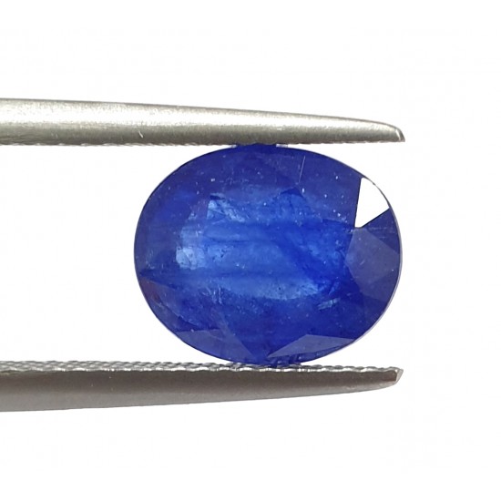 4.42ct Certified Natural Blue Sapphire Neelam Gemstone 