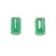 Certified  Natural Zambian Emerald Panna Clean Transparent 2 Pcs Pair 10.90cts