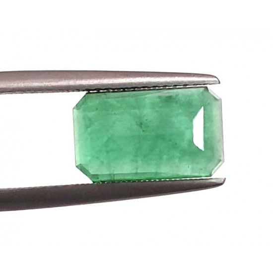 5.20ct Premium Grade Certified Natural Zambian Emerald Green Panna