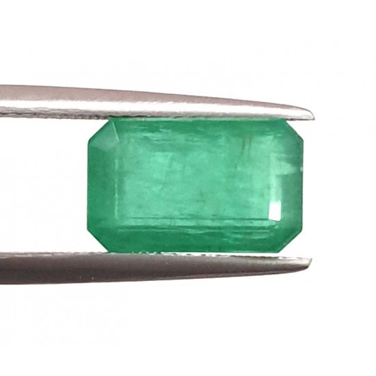 5.70ct Premium Grade Certified Natural Zambian Emerald Green Panna