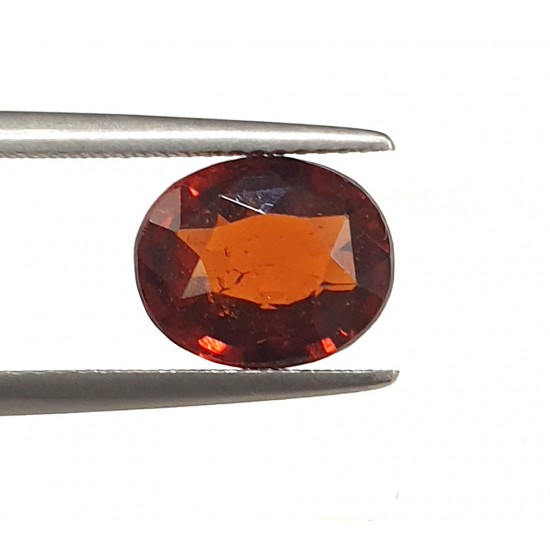 Natural unheated untreated ceylon hessonite garnet gomedh certified 4.35 ct