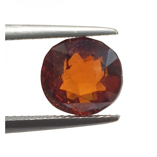 Natural unheated untreated ceylon hessonite garnet gomedh certified 4.62 ct