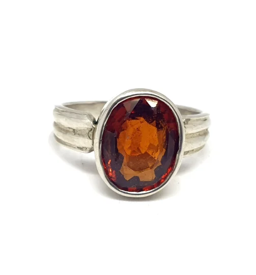 Hessonite Ring - Etsy