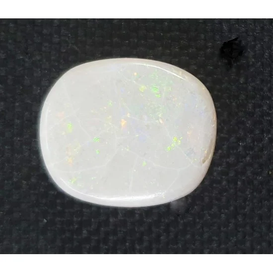 Certified Natural Australian Fire White Opal 6.30ct