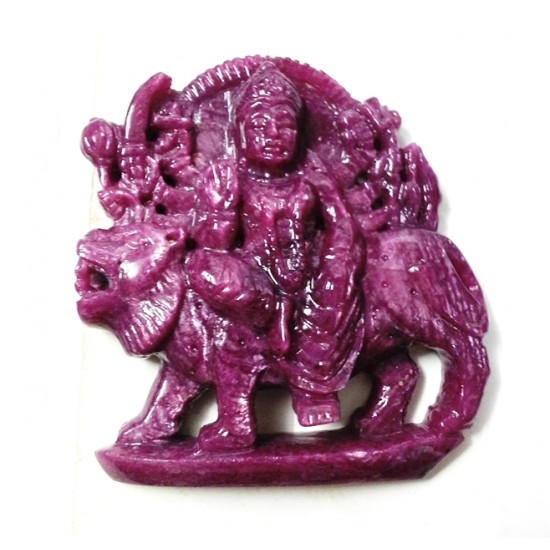 200cts Natural unheated untreated ruby carving certified durga indian goddess 200cts Natural unheated untreated ruby carving certified durga indian goddess