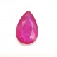 3.10ct 3.25 Ratti Natural Certified Pear Ruby Clean Transparent Quality