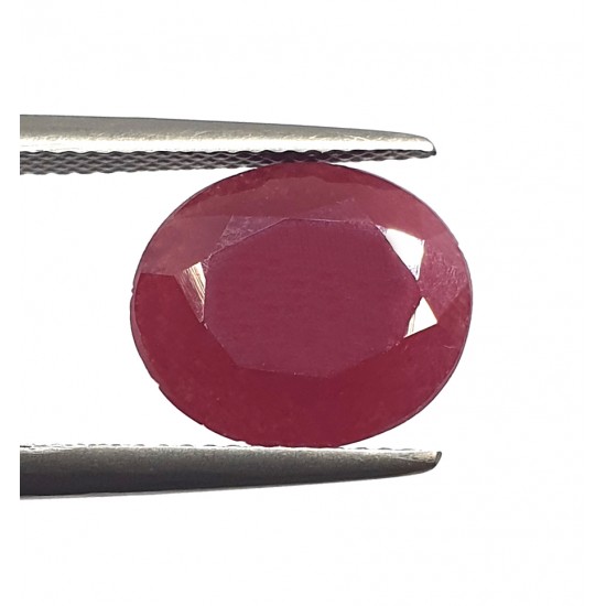 6.70 Ct 7.5 Ratti Natural Untreated Certified Ruby Earth Mined