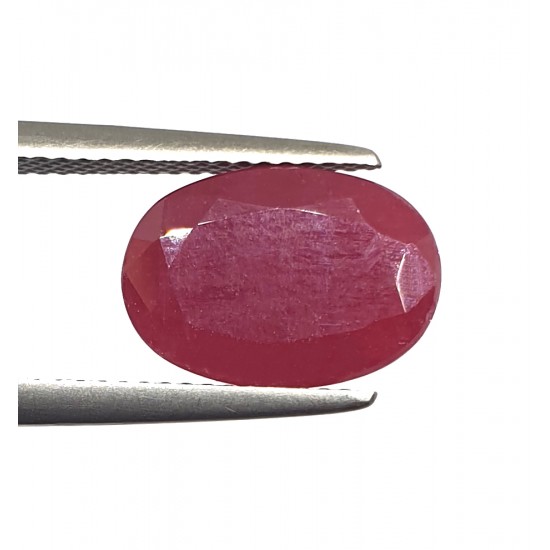 6.05 Ct 6.50 Ratti Natural Untreated Certified Ruby Earth Mined
