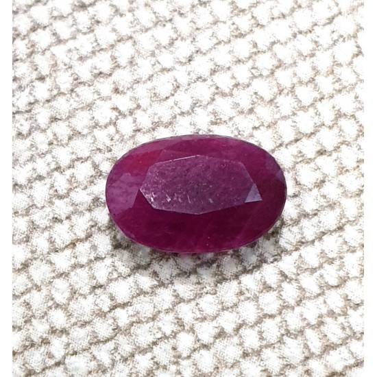 3.95 Ct 4.25 Ratti Unheated Natural Certified Ruby Old Mined