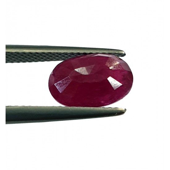 3.95 Ct 4.25 Ratti Unheated Natural Certified Ruby Old Mined