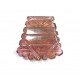 8ct Natural Certified Pink Tourmaline Fancy Shape Carving