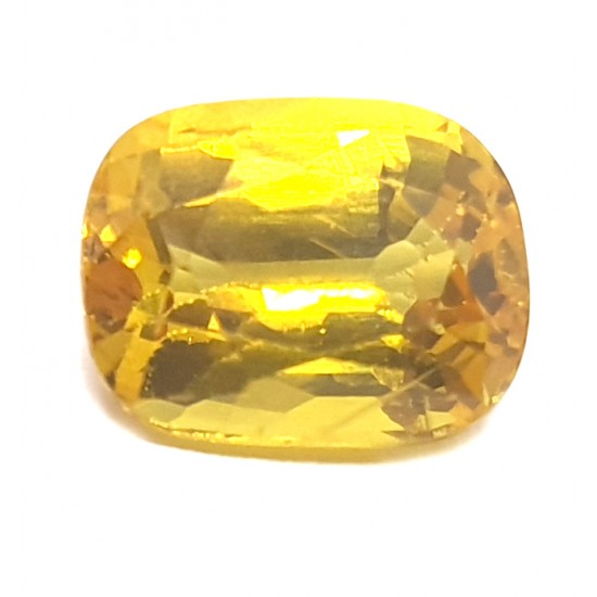 3.55 Ct 4 Ratti Certified Earth Mined Yellow Sapphire Finest Quality