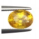 3.25 Ct 3.50 Ratti Certified Earth Mined Yellow Sapphire Finest Quality