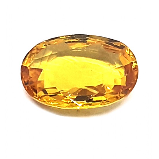 3.80 Ct 4.25 Ratti Certified Natural Yellow Sapphire Finest Quality