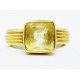 Yellow Sapphire Ring in 22k Gold 5.53ct 10gms