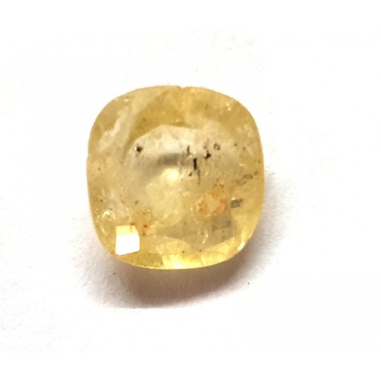 5.61ct Natural Certified Ceylon Yellow Sapphire Pukhraj Loose Gemstone 5.61ct Natural Certified Ceylon Yellow Sapphire Pukhraj Loose Gemstone