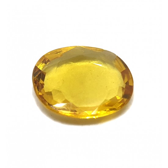 3.25 Ct 3.50 Ratti Certified Yellow Sapphire Super Premium Quality