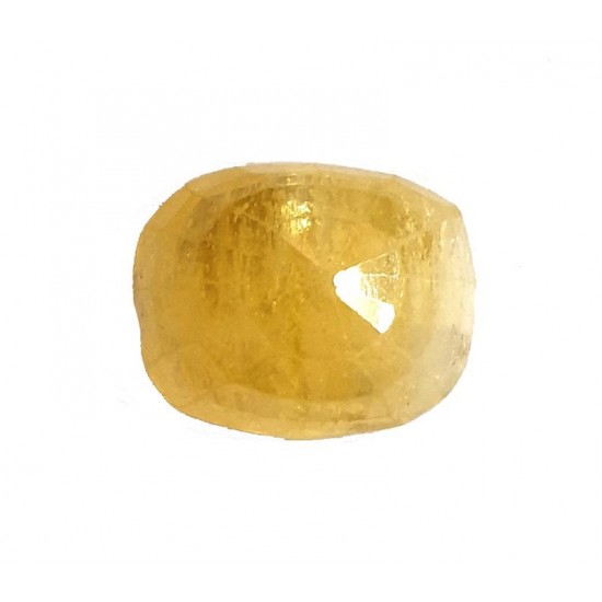6.32ct Natural Certified Ceylon Yellow Sapphire Pukhraj Loose Gemstone 6.32ct Natural Certified Ceylon Yellow Sapphire Pukhraj Loose Gemstone